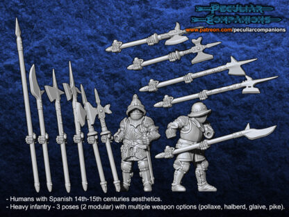 28mm Medieval Spanish Empire Heavy Infantry X8 Reconquista, Wargames etc - Image 5