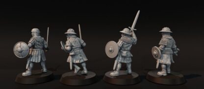 14th Century Scots with Sword and Shield - Medbury 28mm - Image 4