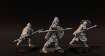 Vendel Era Warriors with Spears Set 2-  Medbury 28mm - Image 5