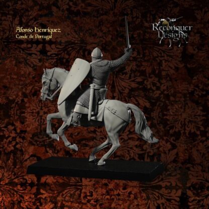 Afonso Henriquez, Count & King of Portugal, 28mm (1/56) Reconquer Designs - Image 4