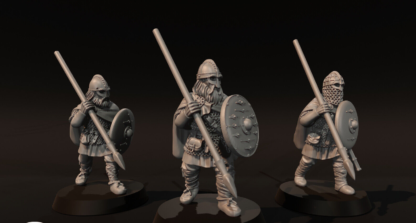 Vendel Era Warriors with Spears Set 1-  Medbury 28mm - Image 5