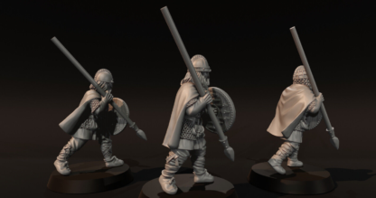 Vendel Era Warriors with Spears Set 1-  Medbury 28mm - Image 4