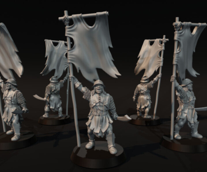 Orc Scout Command - 28mm Miniatures for LoTR, Warhammer, and More