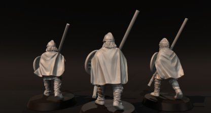 Vendel Era Warriors with Spears Set 1-  Medbury 28mm - Image 3