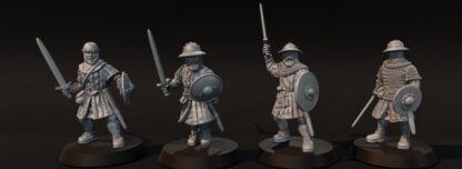 14th Century Scots with Sword and Shield - Medbury 28mm - Image 3