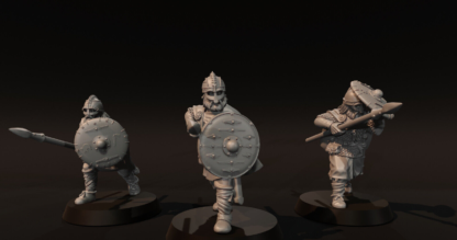 Vendel Era Warriors with Spears Set 2-  Medbury 28mm - Image 3