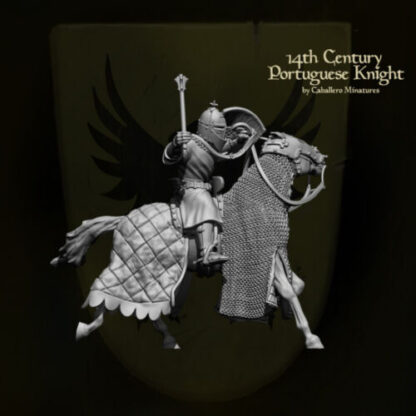 28mm Reconquer Designs 14th Century Portuguese Knight - Image 3