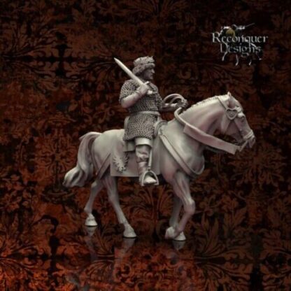 King Sancho IV of Navarra 28mm (1/56) Miniature by Reconquer Designs - Image 3