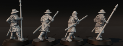 Scots Warriors Spears & Shields 28mm Medieval Bannockburn Wargames Collectors - Image 2