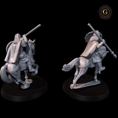 28mm Mtd. Armoured Vendel Warriors Spears Set 3 ideal Rohan, Dark Ages Vikings - Image 6