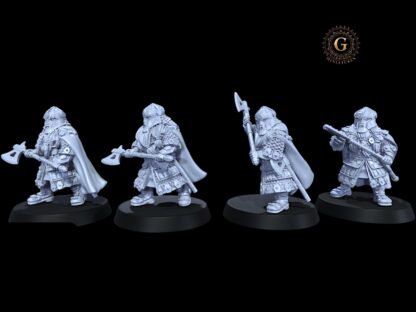 Dwarf Gemwardens X4 ideal MESBG, LoTR, 28mm , Wargames and Collectors. - Image 3