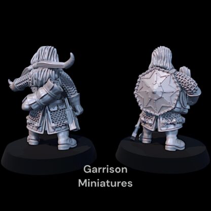 Questing Dwarf Brothers X2 - 28mm Miniatures ideal for LoTR, MESBG Wargames etc