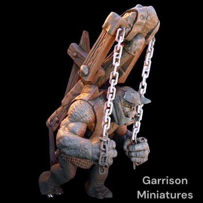 Catapult Troll - MESBG LOTR 28mm 1/56 Unpainted Wargames Collectors Figure