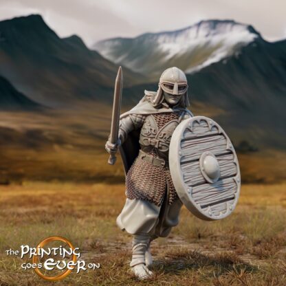 Shieldmaiden Foot and Mounted- 28mm,  Rohan, Printing Goes Ever On, LoTR etc - Image 3