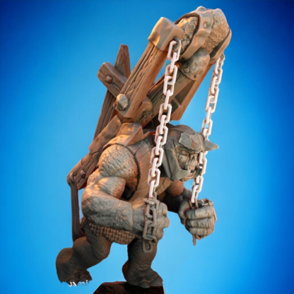 Catapult Troll - MESBG LOTR 28mm 1/56 Unpainted Wargames Collectors Figure - Image 3