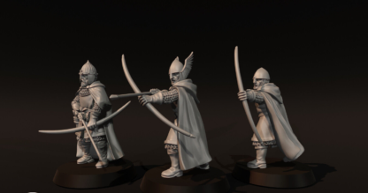 City Guard Archers on Foot - 28mm Medieval LoTR MESBG Wargames Collectors. - Image 3