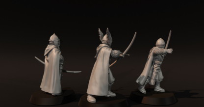 City Guard Archers on Foot - 28mm Medieval LoTR MESBG Wargames Collectors. - Image 4