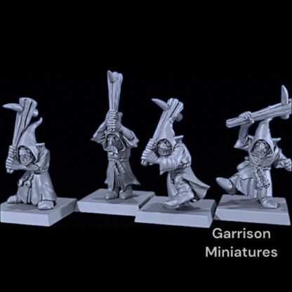 Classic Night Goblin Clubbers - 32mm Ideal Oldhammer LOTR etc Wargame Collectors - Image 2