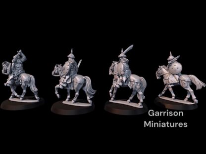 Southron Cavalry with Swords X4 28mm MESBG LOTR etc Wargames & Collectors - Image 8