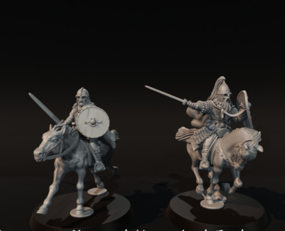 28mm Fyrd Riders with Swords- Ideal for Rohan Saxons Dark Ages Wargames